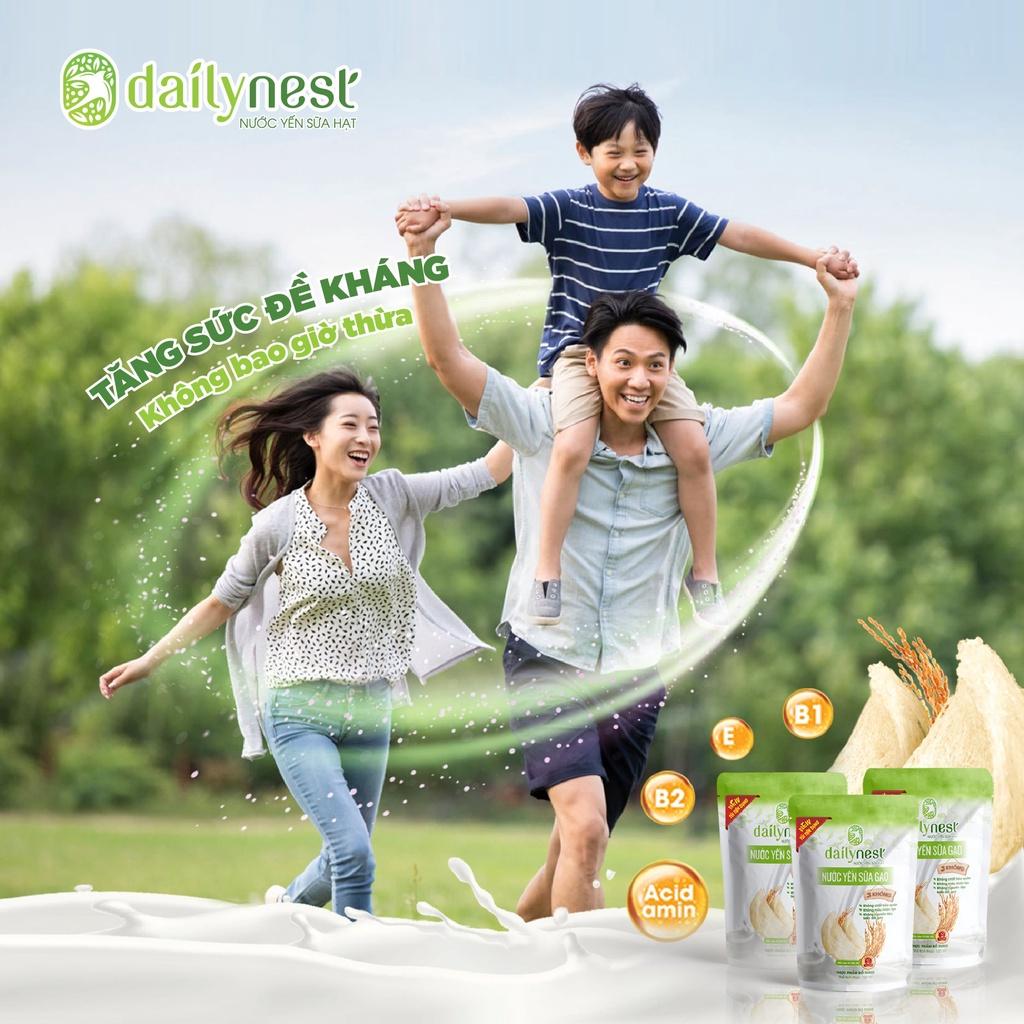 Hộp 10 túi Nước Yến Sữa Hạt Dailynest (10 túi x 120ml)