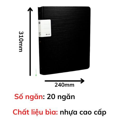 File lá văn phòng SHUTER 20 lá nhiều màu sắc cao cấp U6122