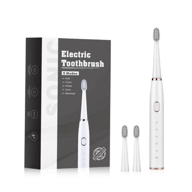 Bàn chải điện TEKKIN TI-864 5 chế độ tặng hộp đựng cá tính đánh cực mạnh - hàng chính hãng
