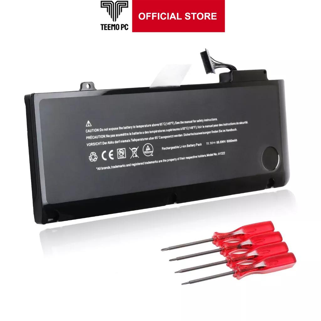 Pin Dành Tương Thích Cho Macbook Pro 13 Inch A1278 A1322 Mid 2009 2010 Early 2011 2012 TEEEMO PC Hàng Nhập Khẩu New Seal