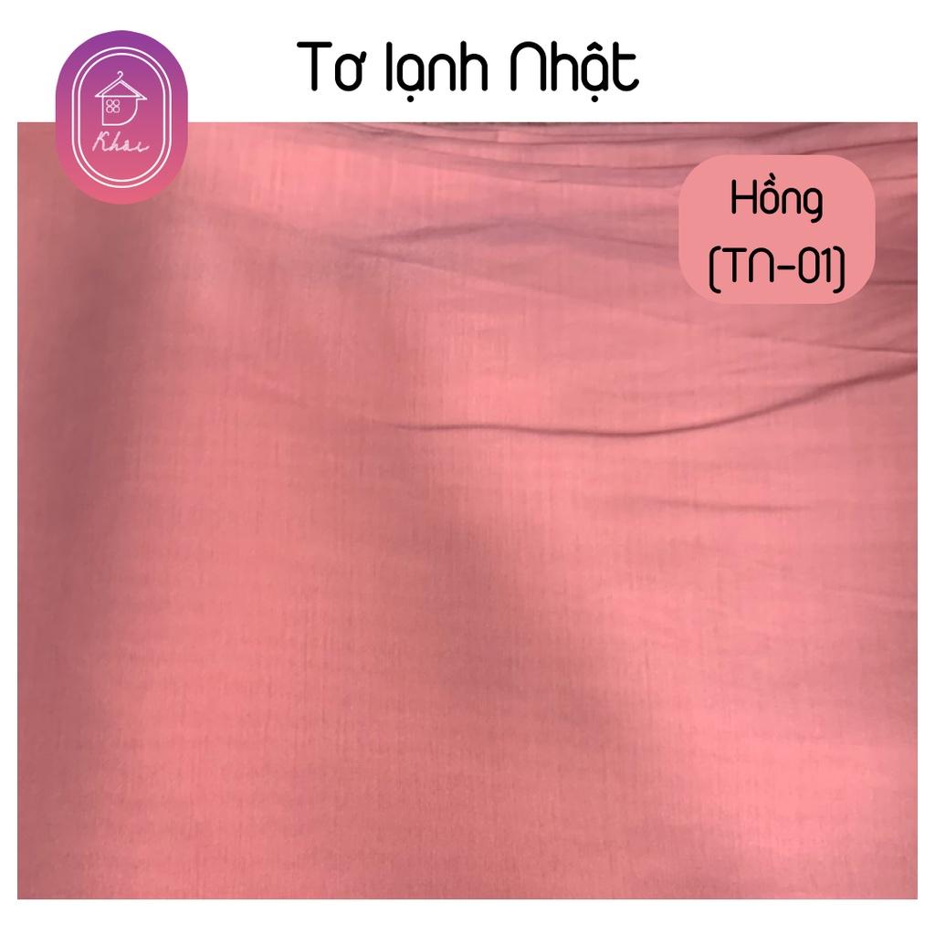 Tơ Nhật lạnh cao cấp may váy chất cực đẹp, siêu thoáng mát