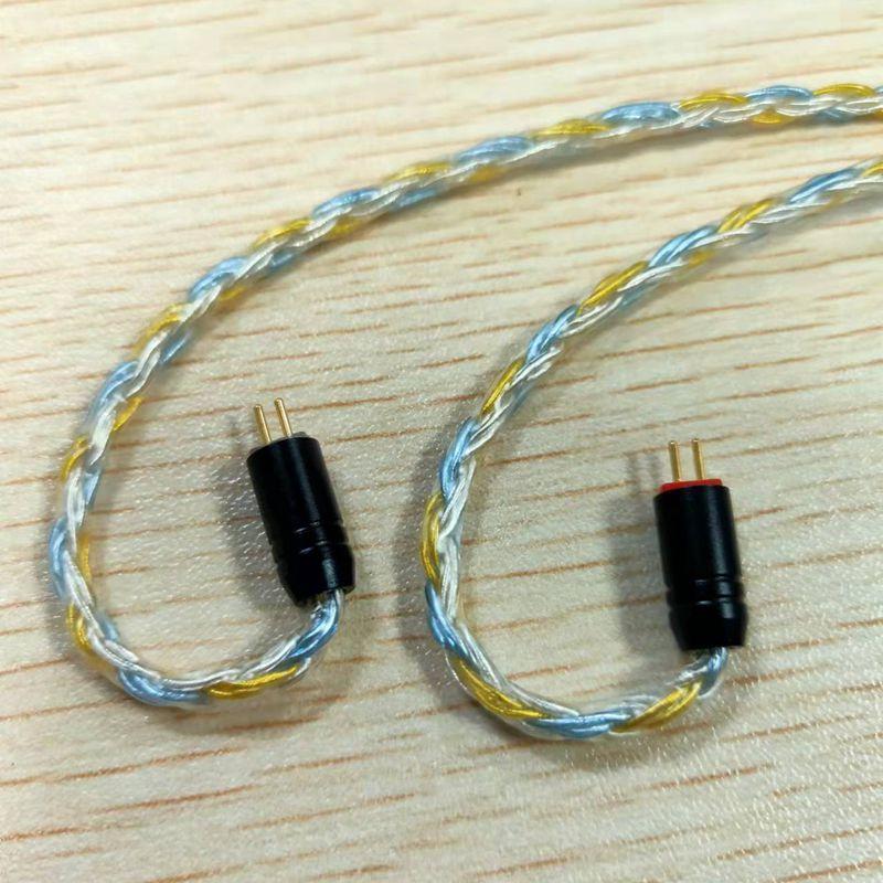 Dây Đồng Mạ Bạc/Vàng/Bạc 16 Sợi Đính Đá Pha Lê Xanh Dương/Bạc