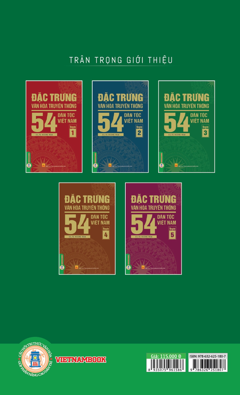 Đặc Trưng Văn Hóa Truyền Thống 54 Dân Tộc Việt Nam, Quyển 3: Dân tộc Khơ Mú, Kinh (Việt), La Chí, Ha La, La Hủ, Lào,  Lô Lô, Lự, Mạ, Máng, MNông