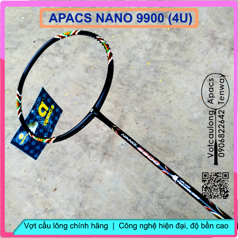 Vợt cầu lông Apacs Nano 9900 (4U) | Vợt chính hãng, thích hợp đánh phong trào