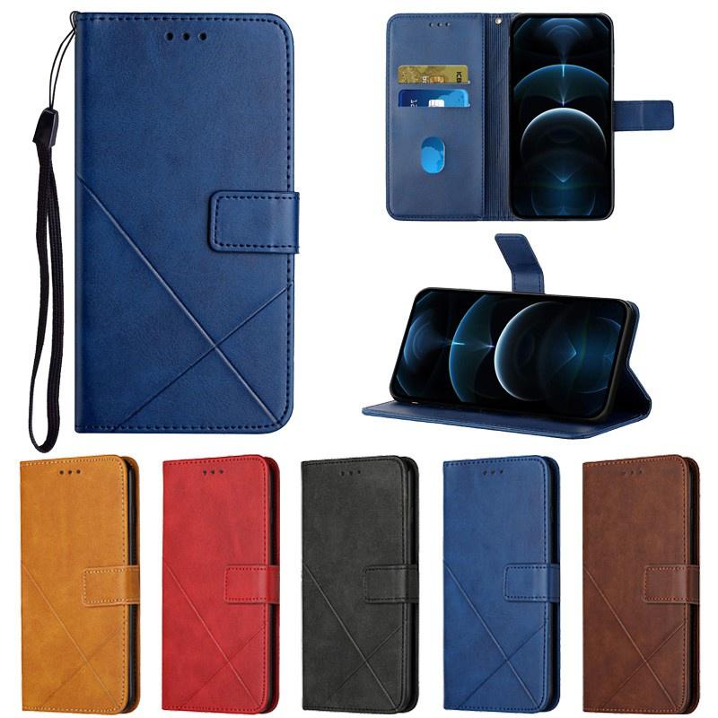 Bao da điện thoại màu trơn nắp lật từ tính cho Huawei Nova 4e 6SE 7i P30 P30 Pro P40 lite E Y5P Y6P Y7P Honor 9A 20