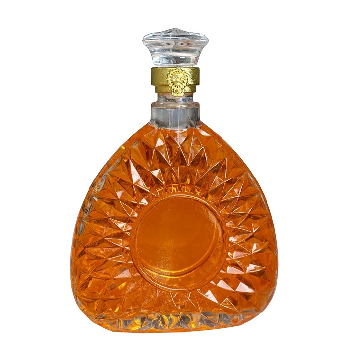Chai Thủy Tinh X-O Tam Giác Đựng Rượu Dung Tích 750 ML Decor Nhà Cửa Cao Cấp
