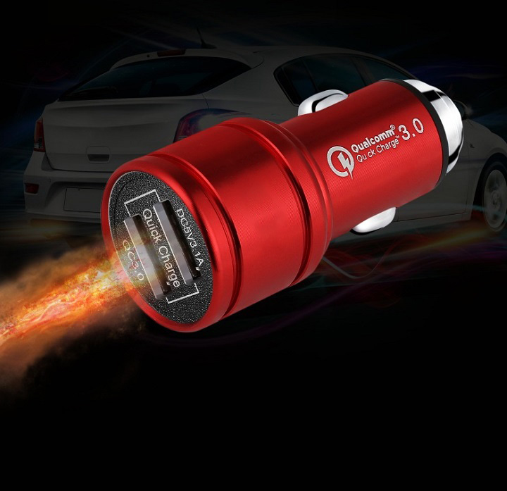 Tẩu sạc trên ô tô đa năng, tiện dụng tích hợp 2 cổng USB sạc nhanh