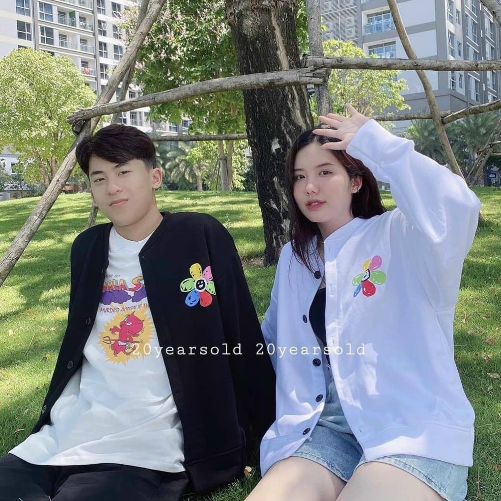 ÁO CADIGAN IN HOA CÚC MAISON UNISEX, dành cho nam nữ kèm ảnh thật