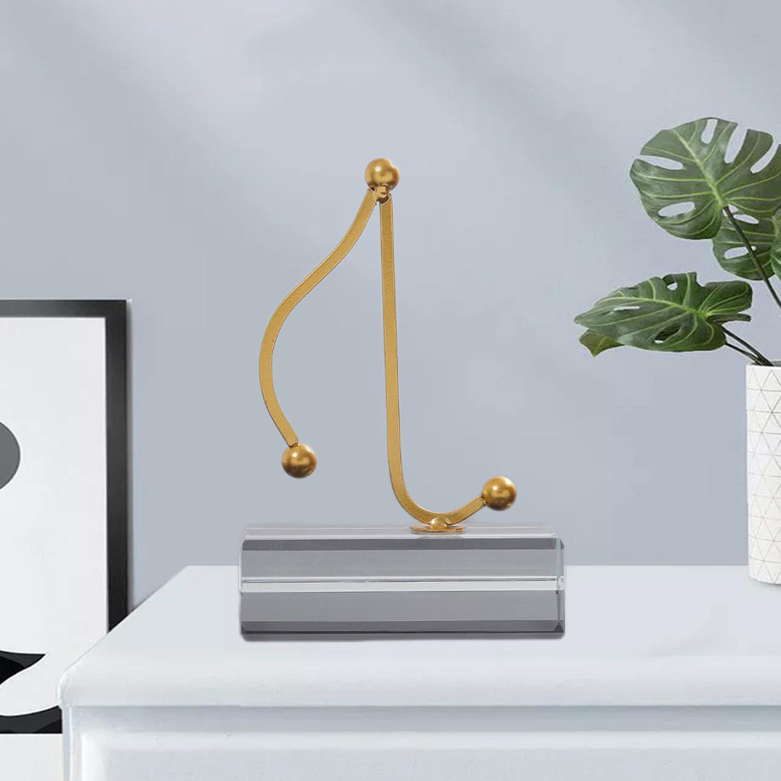 2 in Pack Music Note Figurines Statues Collectible for Cabinet Gifts Decor