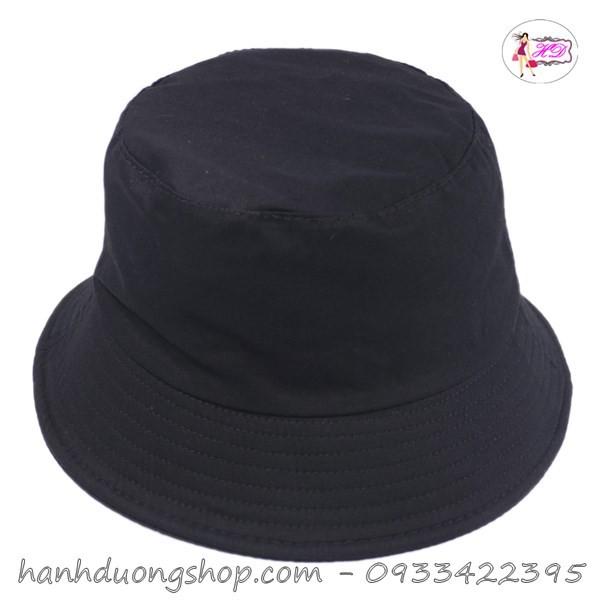 Nón bucket nữ thời trang không thêu logo với chất liệu vải cotton thoáng mát dễ thấm hút mồ hôi