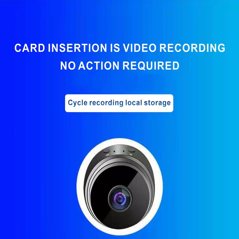 A9 Camera Mini WiFi Giám sát không dây Bảo vệ an ninh Máy quay màn hình từ xa Giám sát video Nhà thông minh Màu sắc: Đen 32GB