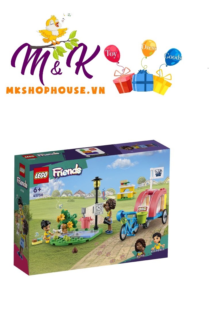 LEGO Friends 41738 Xe Cứu Hộ Cún Cưng (125 Chi Tiết)