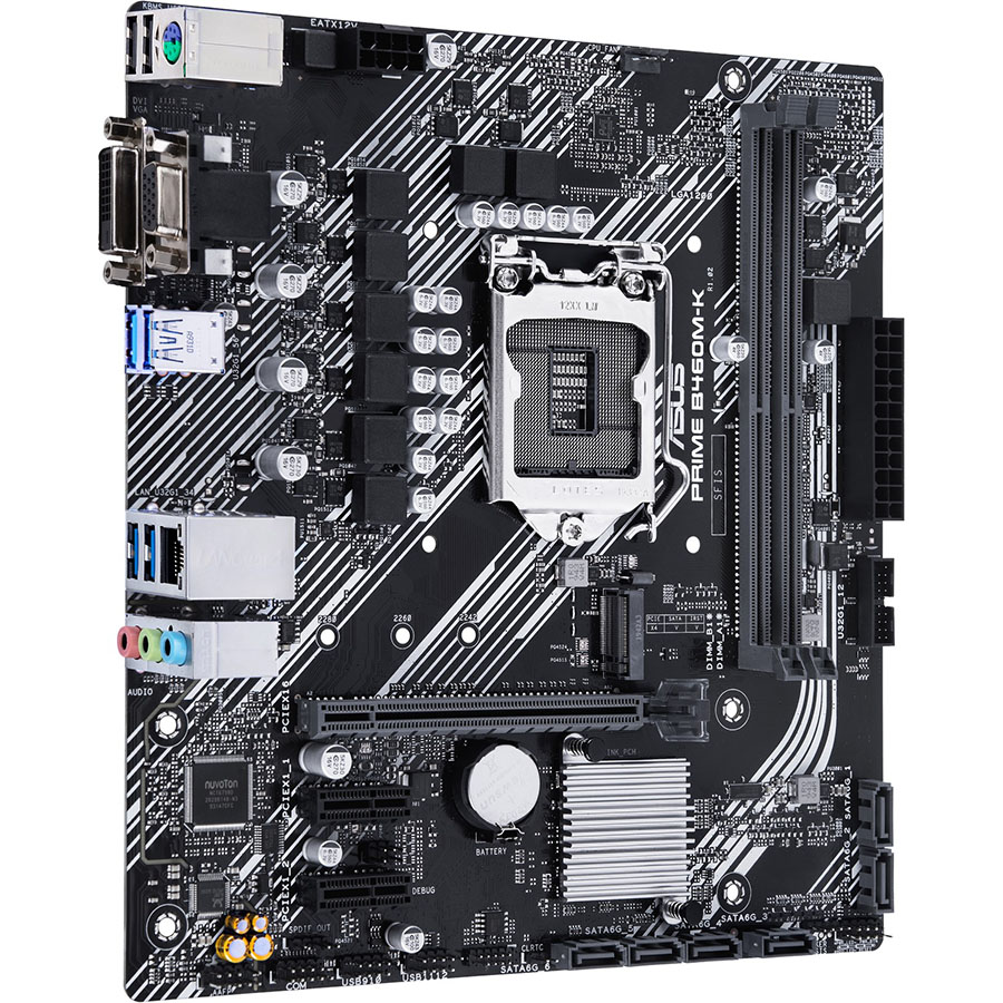 Bo Mạch Chủ Mainboard ASUS PRIME B460M-K - Hàng Chính Hãng