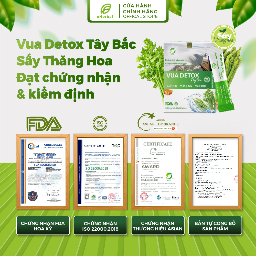 Vua Detox- Cần Tây+ Măng Tây+ Mật Ong