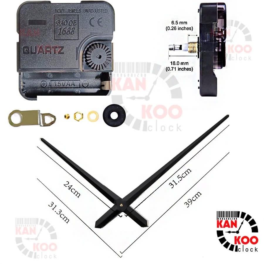 Máy &amp; Kim Đồng Hồ Treo Tường Cỡ Lớn 1M – 1.2M | Bảo Hành 24 Tháng | Phụ Kiện Đầy Đủ