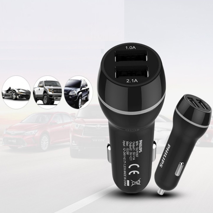 Tẩu sạc ô tô Philips DLP2357