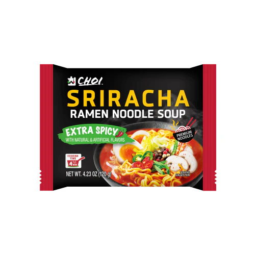 Mì Choi Sriracha gói 120g (Vị rất cay)
