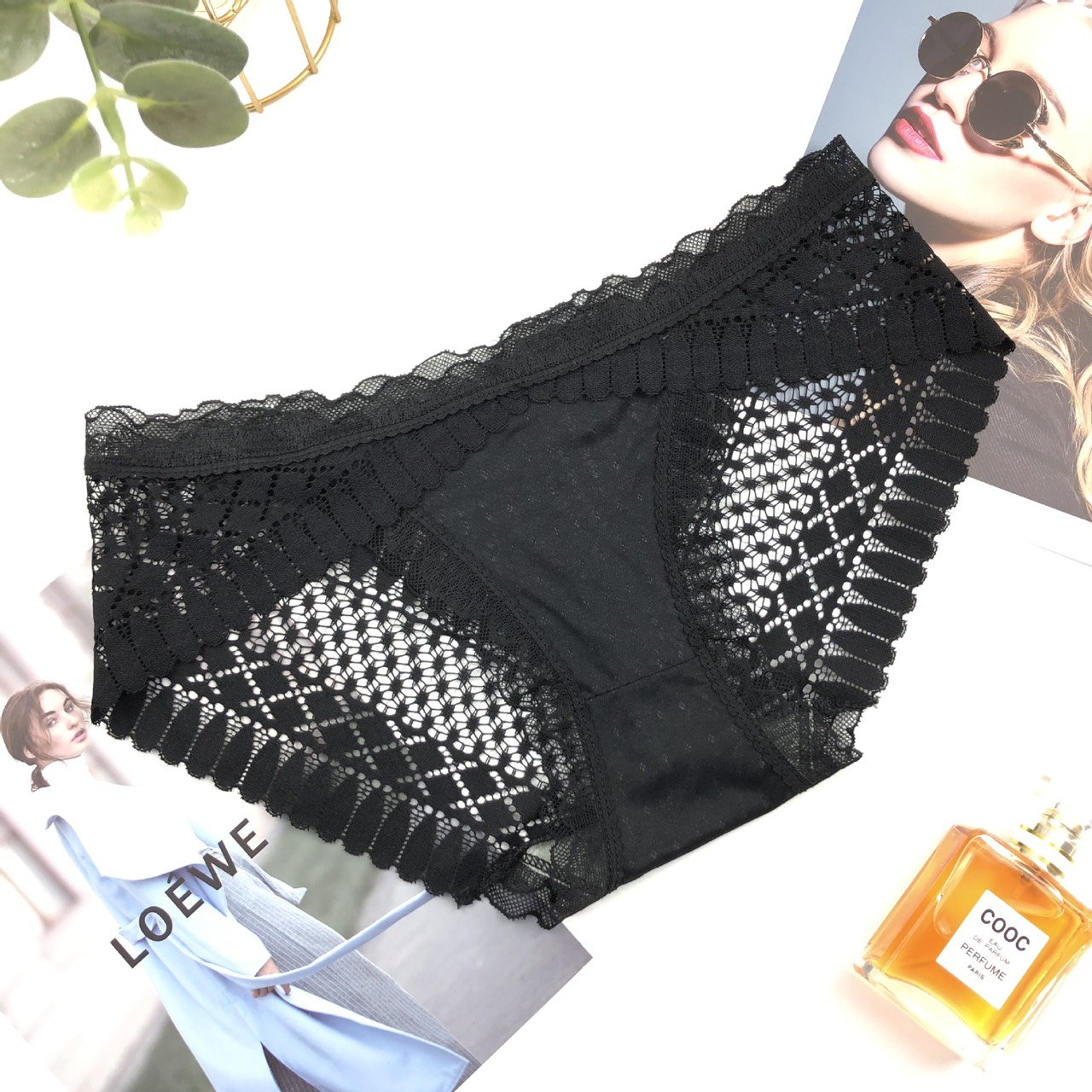 COMBO 5 QUẦN REN PHỐI THUN SANG XỊN MỊN 30200