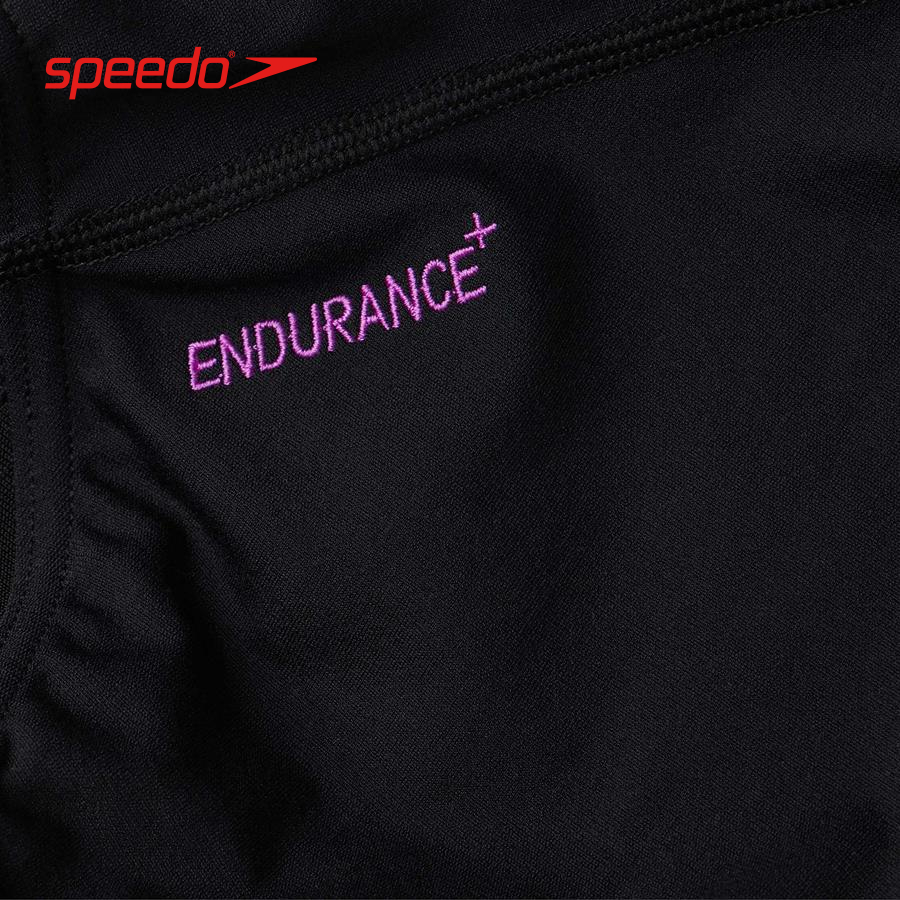 Đồ bơi một mảnh nữ Speedo Plmt Lnbk Af (A) Black/Pink - 8-11457C733