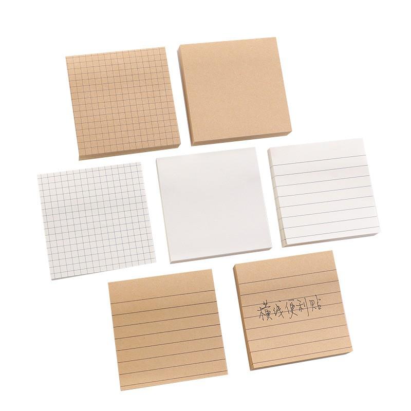 Tập 80 giấy note giấy nhớ basic KRAFT