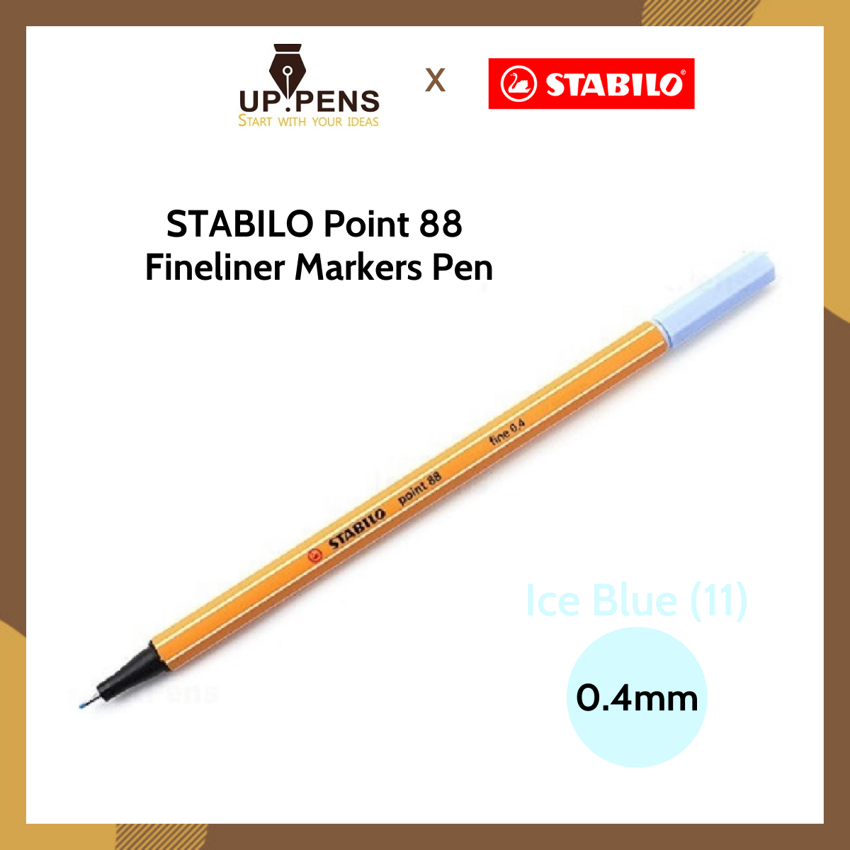 Bút kim màu Stabilo Point 88 Fineliner Markers Pen – 0.4mm