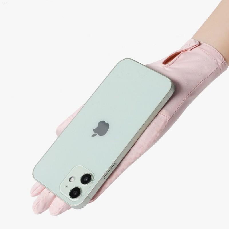 Chống trượt chống tia UV Găng tay chống nắng Găng tay lái xe chống tia UV Màn hình cảm ứng Câu cá Đi xe đạp Mỏng Phong cách Găng tay chống nắng Color: Lavender