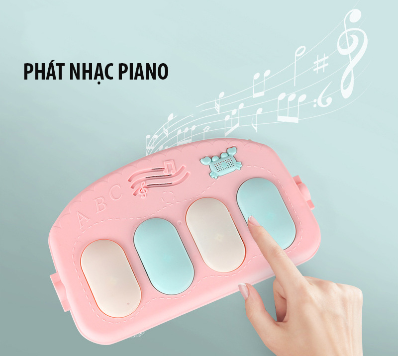 Thảm Nhạc Cho Bé Nằm Chơi Cao Cấp Nubie, Giúp Bé Phát Triển Sở Thích Âm Nhạc, An Toàn Và Tiện Ích-Hàng Loại 1