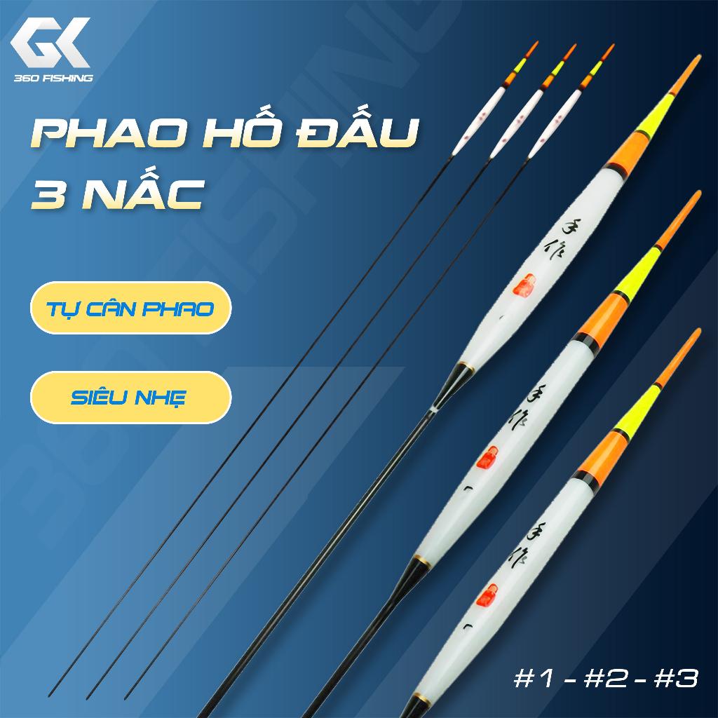 Phao Hố Đấu Tự Cân Chì 3 Nấc Siêu Nhẹ Phao Câu Đài Cao Cấp Chuyên Cá Nhát