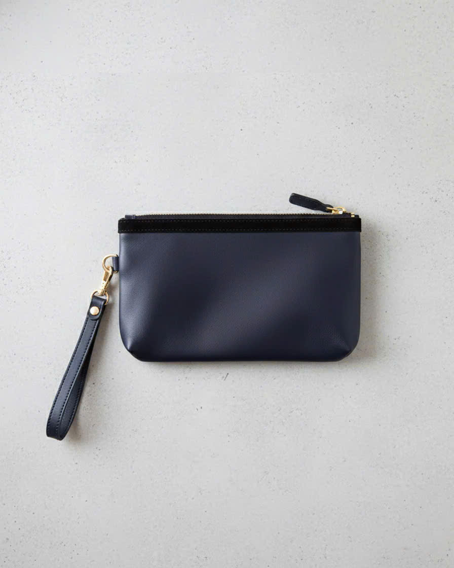 Ví Cấm Tay Da Bò Ý, Ví Cầm Tay Đa Năng Clutch thời trang thiết kế Hity ACC001