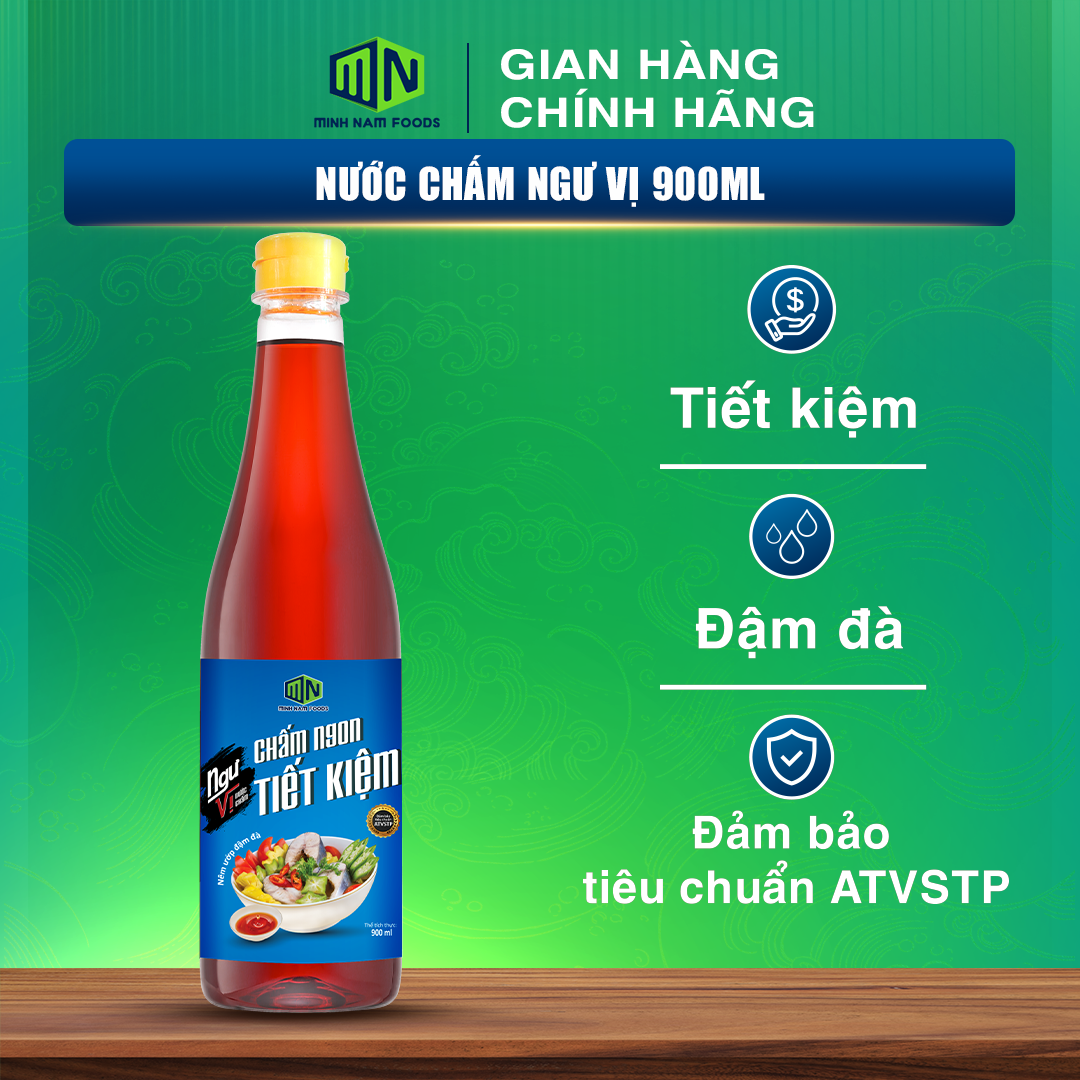 [COMBO 3 TẶNG 1] Nước Chấm Ngư Vị 900ML - Minh Nam Foods