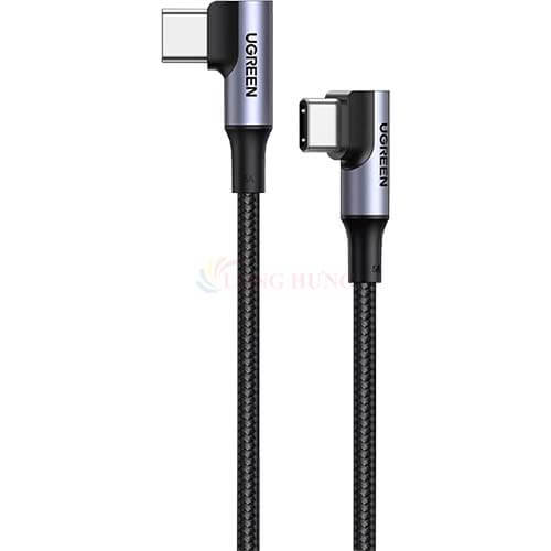 Cáp USB Type-C to Type-C 90 độ Ugreen M/M Cable US335 - Hàng chính hãng