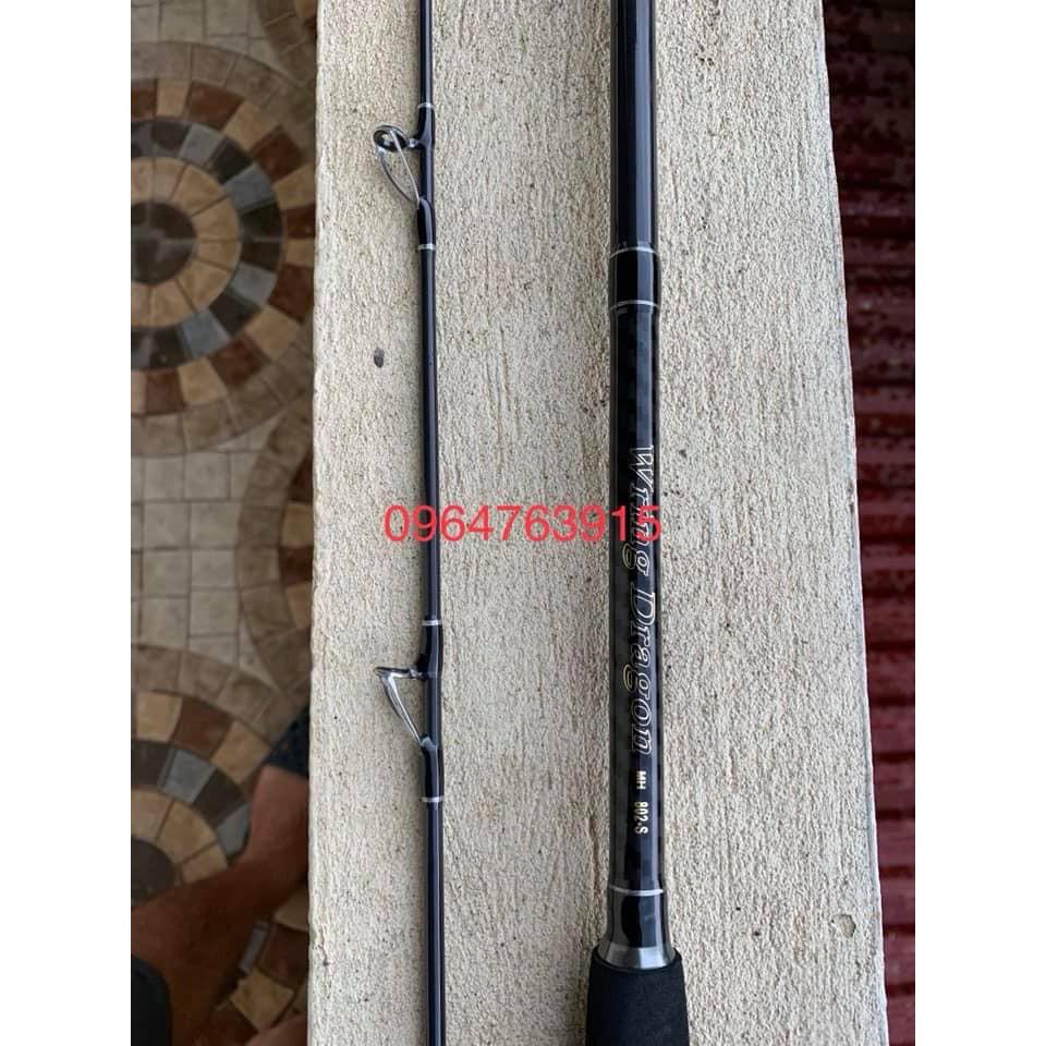1 Cần lure bạo lực WRING DRAGON NHẤC TĨNH 3KG có cả cần máy đứng và cần máy ngang size 1m8 đến 3m