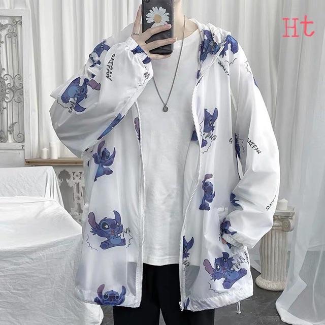 Áo gió Stich Chất liệu gió lì H2B868