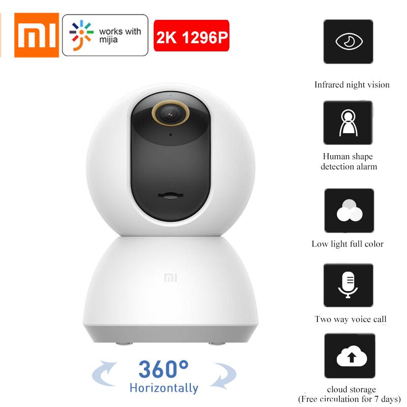 Camera IP Thông Minh Xiaomi Mijia 2K 1296P WiFi Tầm Nhìn Ban Đêm PTZ 360 Góc Xoay Webcam Màn Hình An Ninh Trẻ Em Cho Ứng Dụng Mi Home Màu sắc: Phích cắm Oringla us