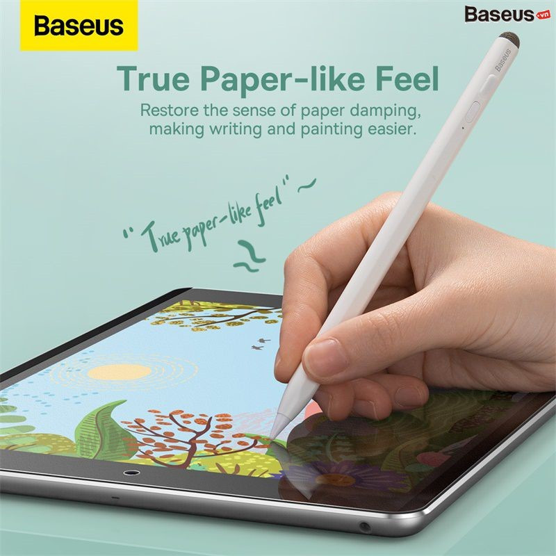 Miếng Dán Từ Tính Chống Trầy Baseus 0.15mm Full-cover Vac-sorb Paper-like Screen Protector cho IPad - hàng chính hãng