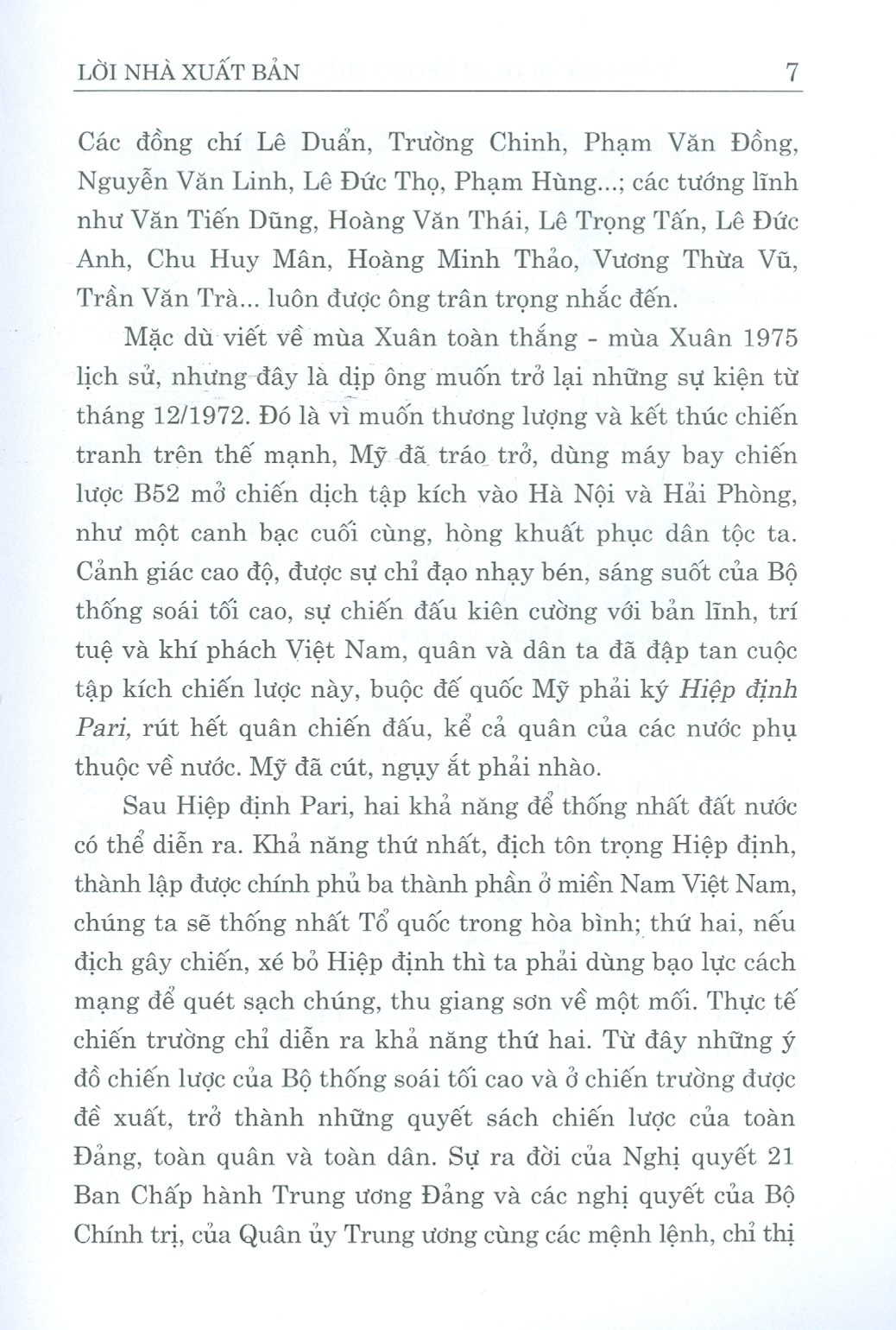 Tổng Hành Dinh Trong Mùa Xuân Toàn Thắng