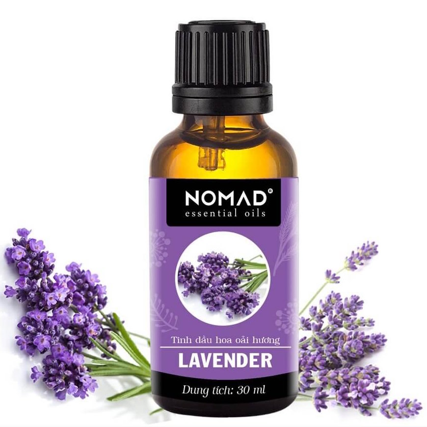 Tinh Dầu Thiên Nhiên Hoa Oải Hương Nomad Essential Oils Lavender 30ml