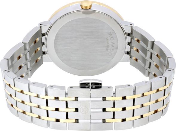 Đồng Hồ Nam Dây Kim Loại Movado 0607058 (39mm) - Mặt Đen