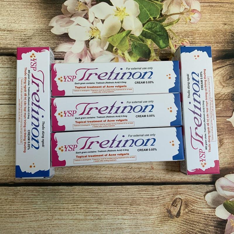 TRETINON (TRETINOIN 0.05%)-ĐÁNH BAY MỤN VÀ ĐẨY NHANH QUÁ TRÌNH TÁI TẠO DA