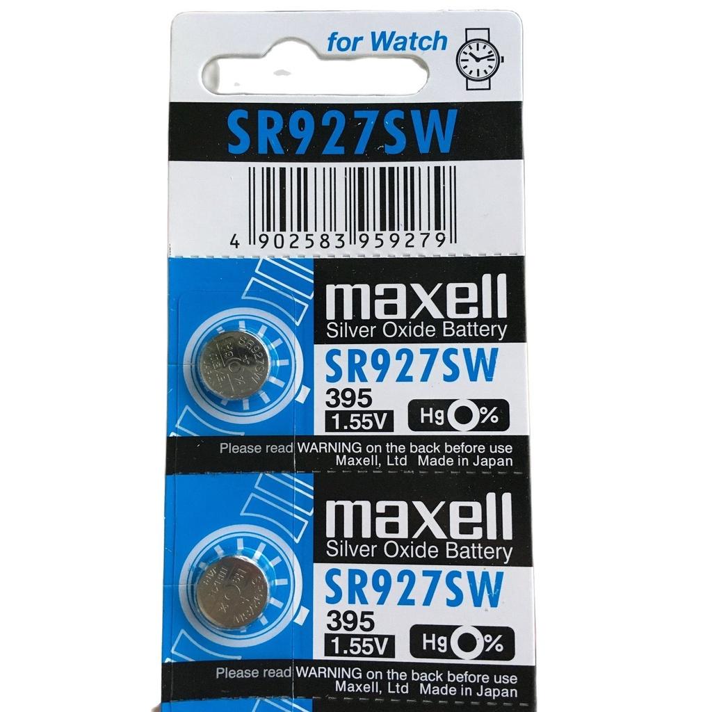 Pin Đồng Hồ Maxell AG7 SR927SW 395 1.55V Nhật Bản