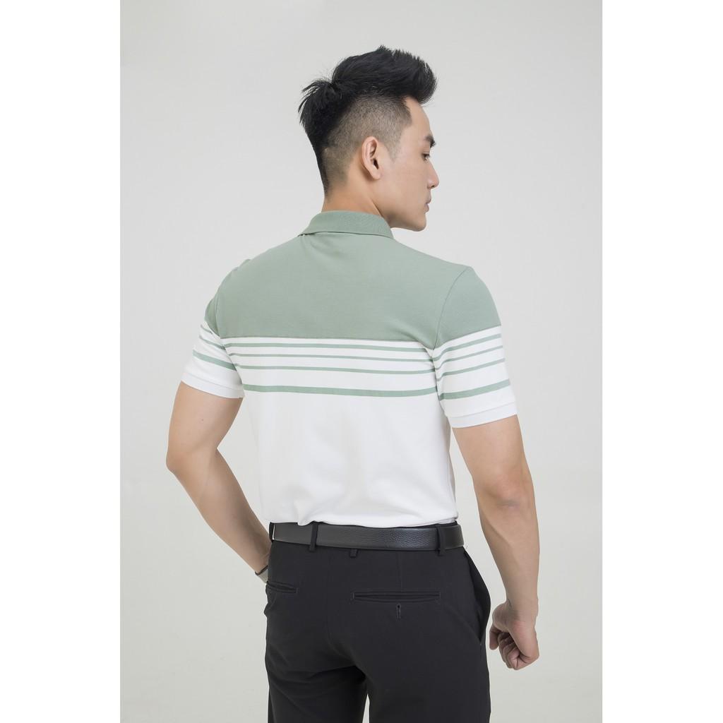 Áo thun polo nam cao cấp phối màu chất cotton mềm mịn thấm hút mồ hôi chính hãng DARNELL DN13-D3