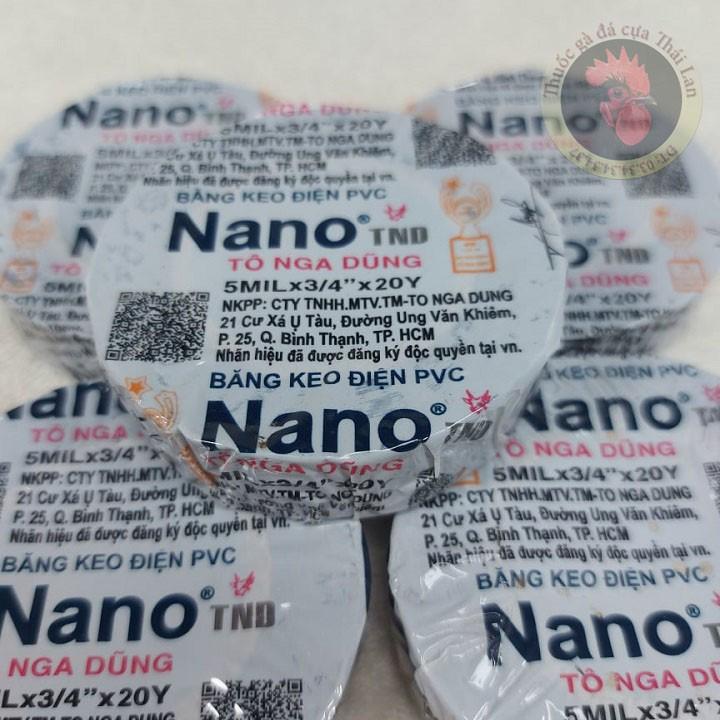 BĂNG KEO ĐIỆN NANO -TÔ NGA DŨNG - 20Y - COMBO 2 CUỘN