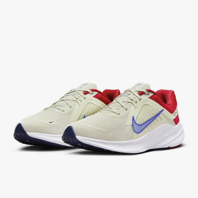 Giày chạy bộ nam NIKE QUEST 5 - SEA GLASS/BLUE JOY-UNIVERSITY RED-WHITE - 8.5 US