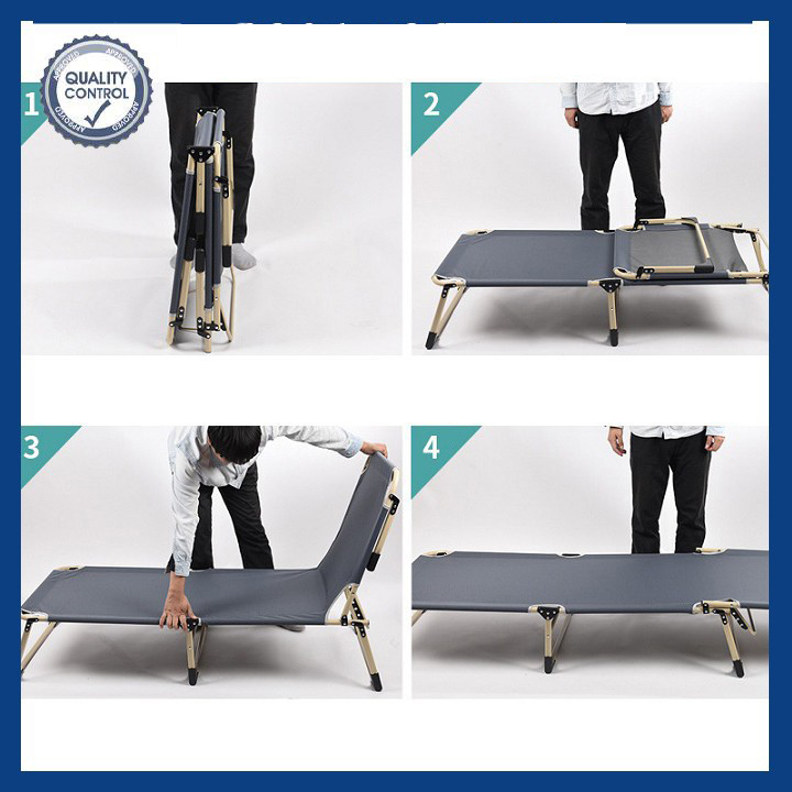 Ghế xếp gấp gọn, giường bố xếp nằm ngủ, ghế bố nằm ngủ, ghế ngủ trưa văn phòng, giường ngủ gấp gọn, giường xếp du lịch