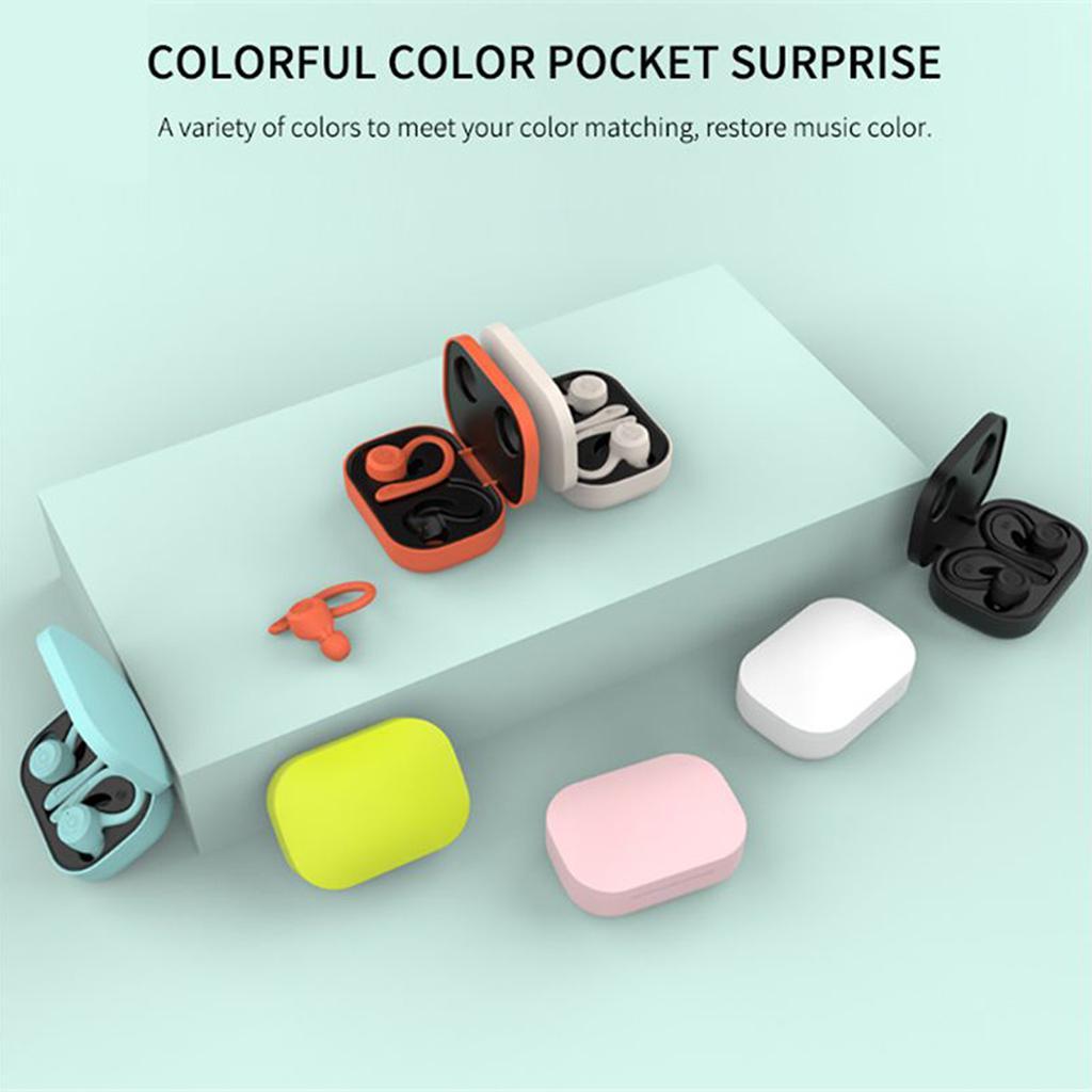 Bluetooth 5.0 Headset Wireless Ear Hook Headphones Handsfree for Sports