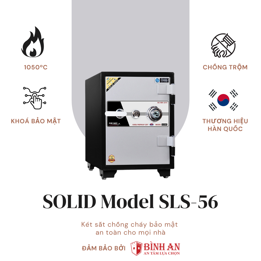 Két Sắt Solid SLS-56NC (90kg)