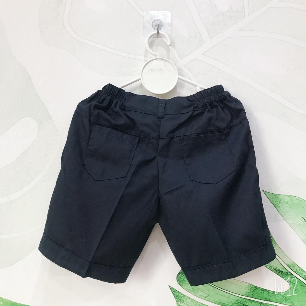 Quần đùi học sinh kaki dáng lửng 20-35kg XHN1034