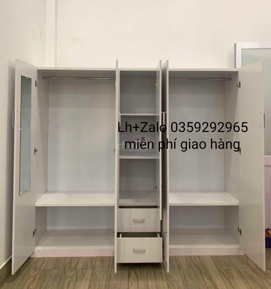 Tủ nhựa đài Loan 5 cánh 