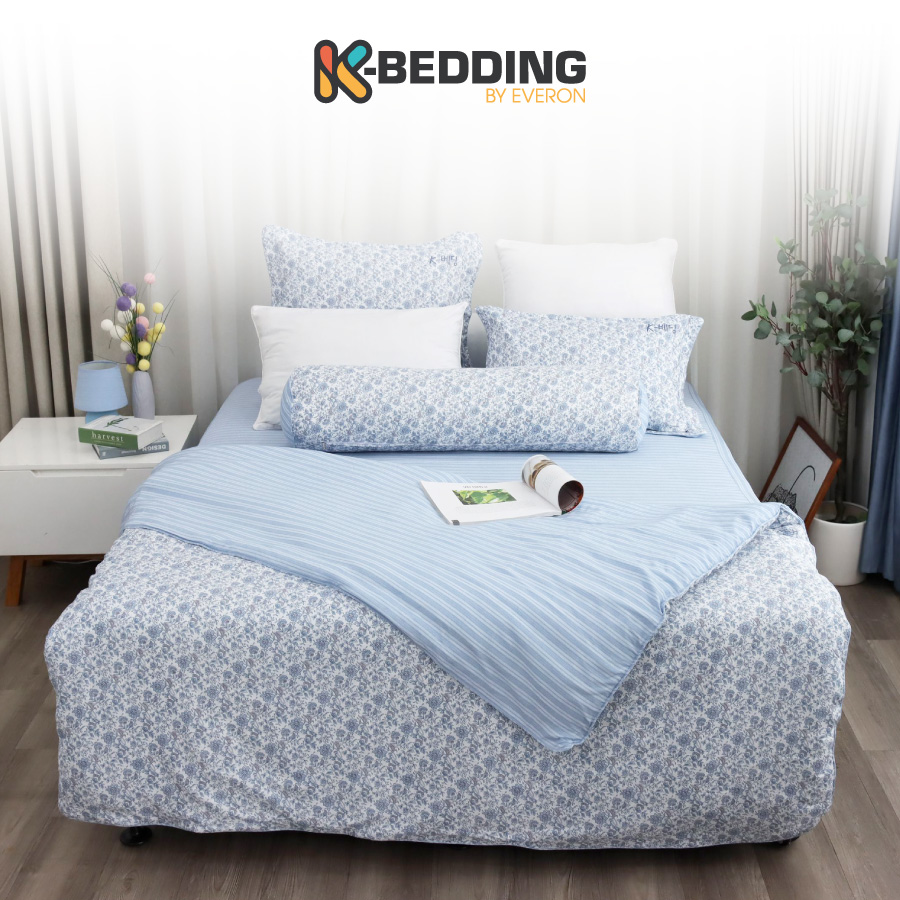 Bộ ga giường K-Bedding KMTP306 chất liệu Microtencel mềm mại, thoáng mát (KHÔNG BAO GỒM CHĂN)