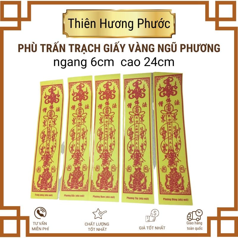 Cờ tả hữu giấy cúng loại đẹp